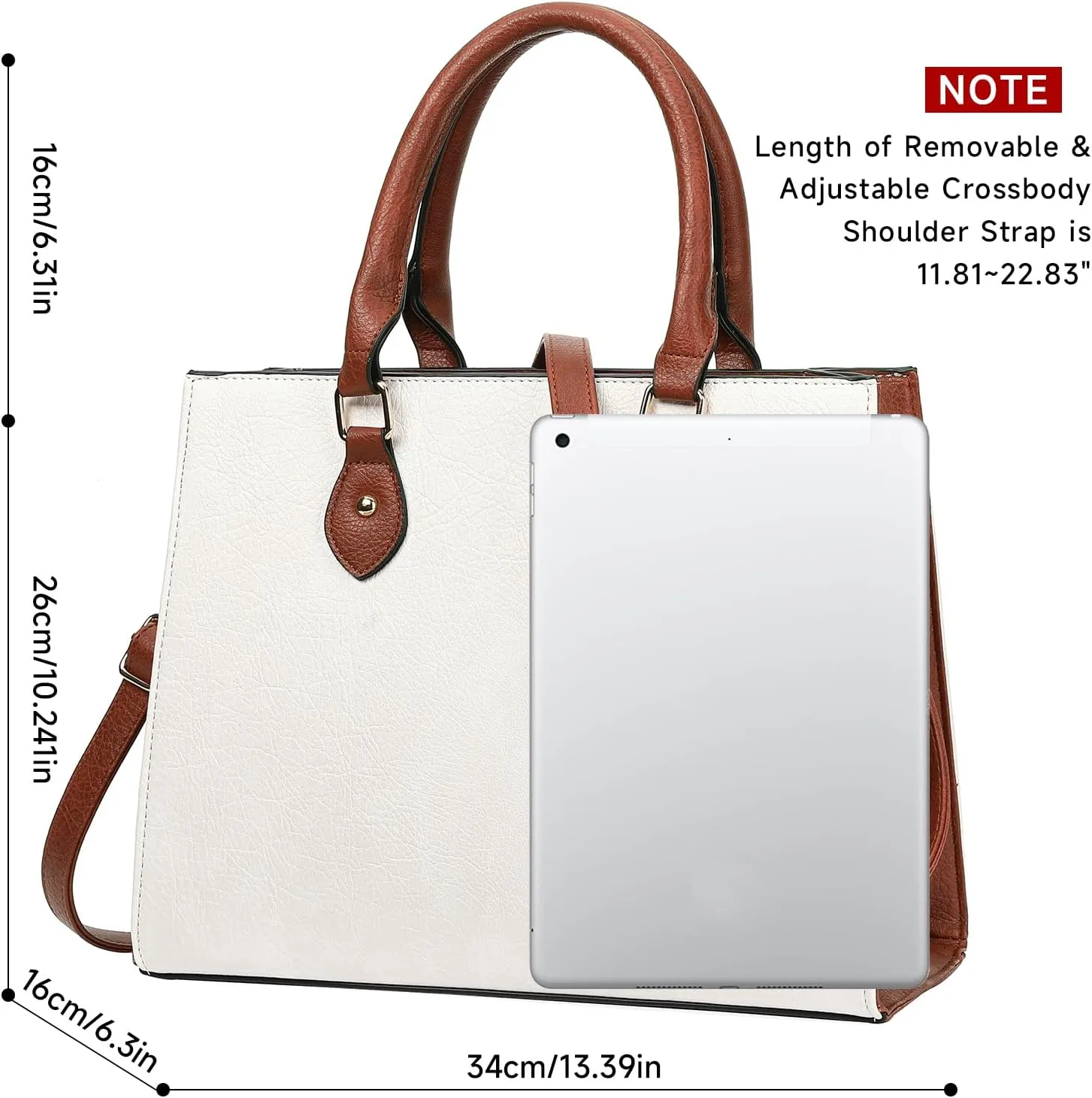 GOIACII Tote Bag for Women Top Handle Handbags Ladies Satchel Shoulder Purse for Work Leather