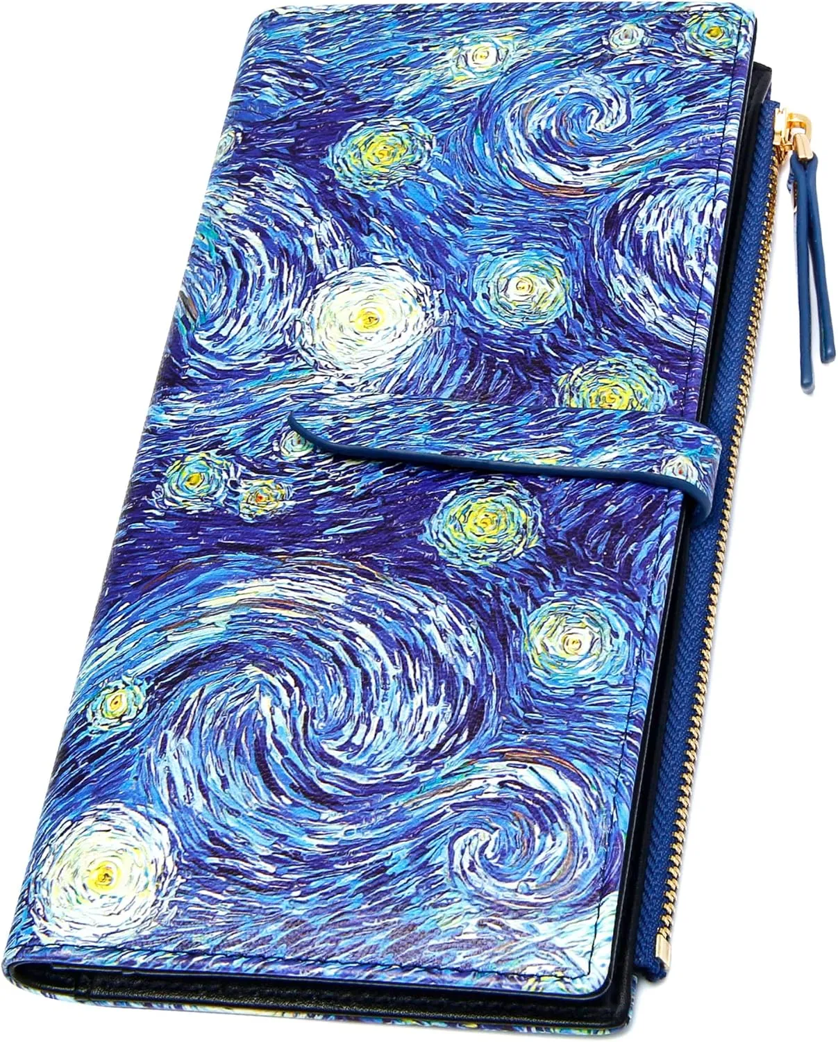 Slim Wallets for Women Credit Card Holder RFID Bifold Clutch Wallets Checkbook with Zipper Pocket
