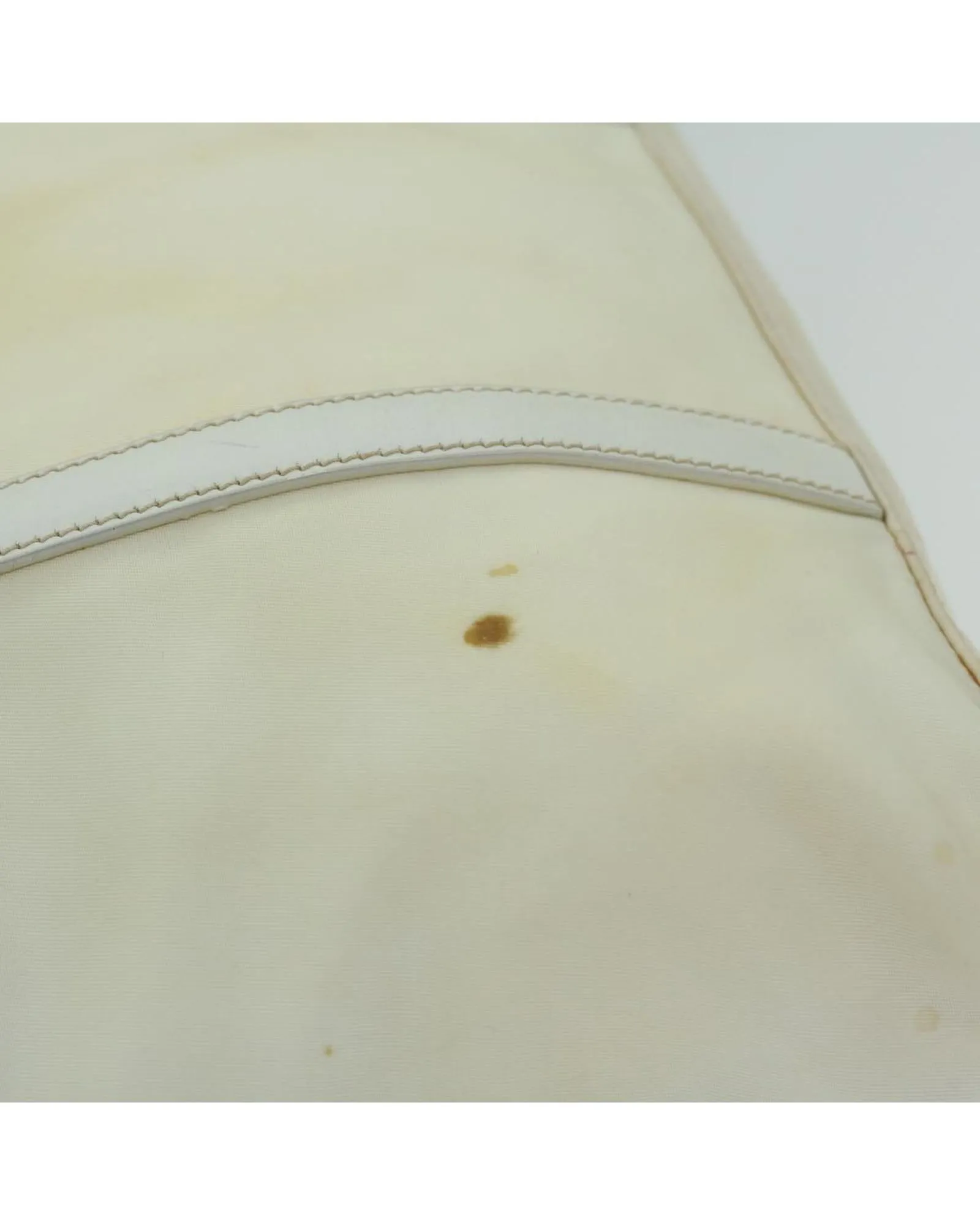 White Nylon 2-Way Hand Bag by Prada